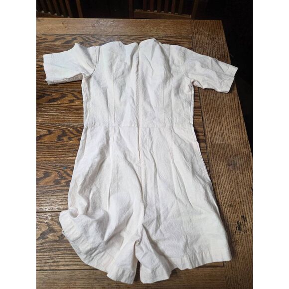Ilana Kohn cream/Pink romper sz 2 - Picture 4 of 4